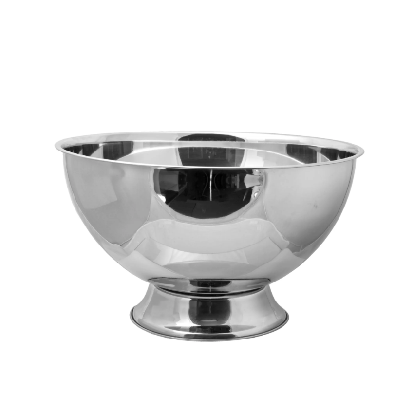 Ice Bucket - Silver Footed 14liter No Handles