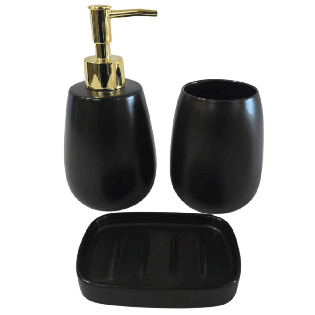 Bathroom Set - 3pc Porcelain – Ahmeds Textiles