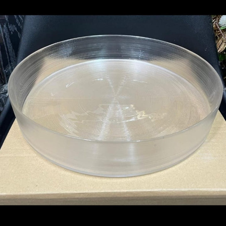 Glass Salad Bowl 32cm Frosted