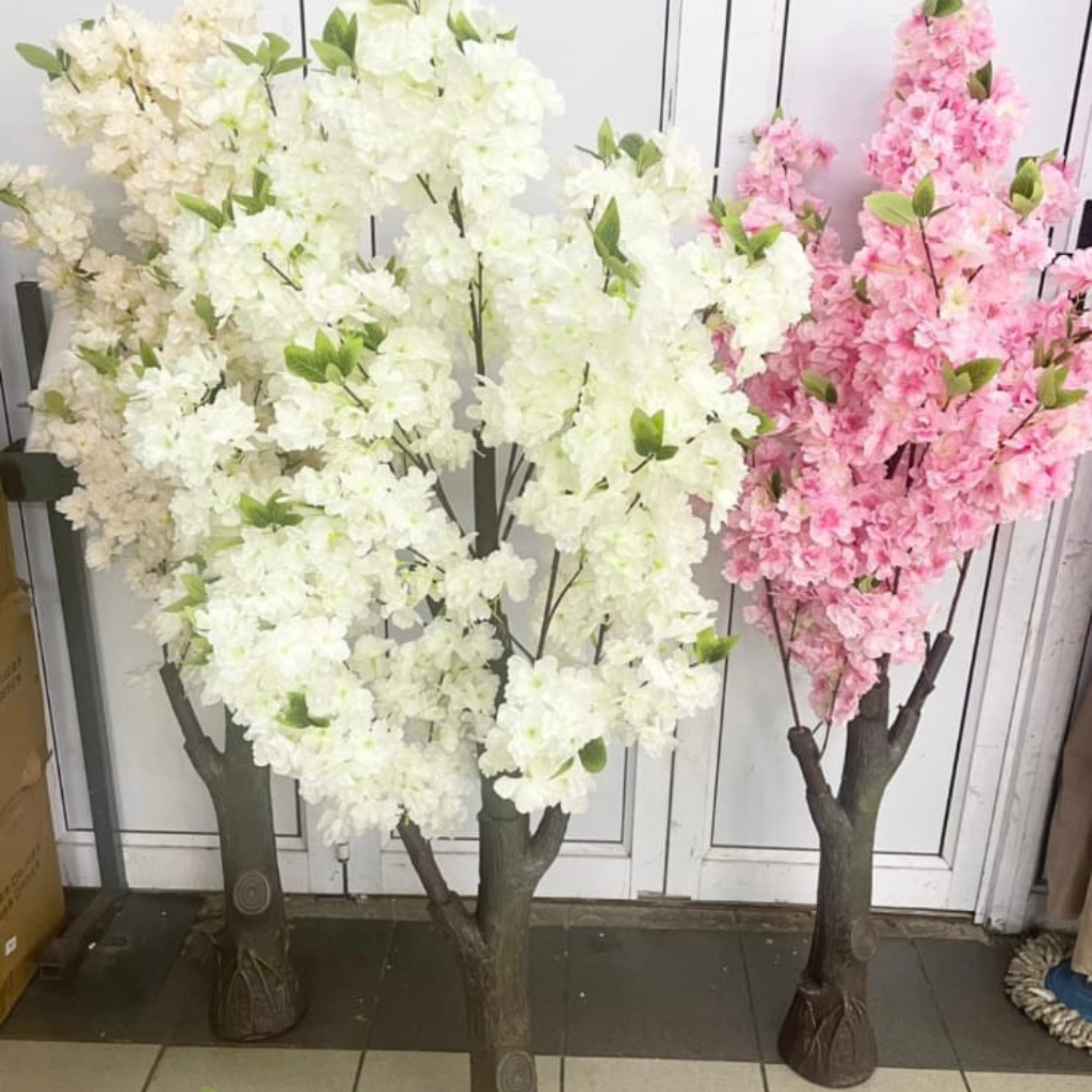 Artificial Trees - Cherry Blossom Shrubs