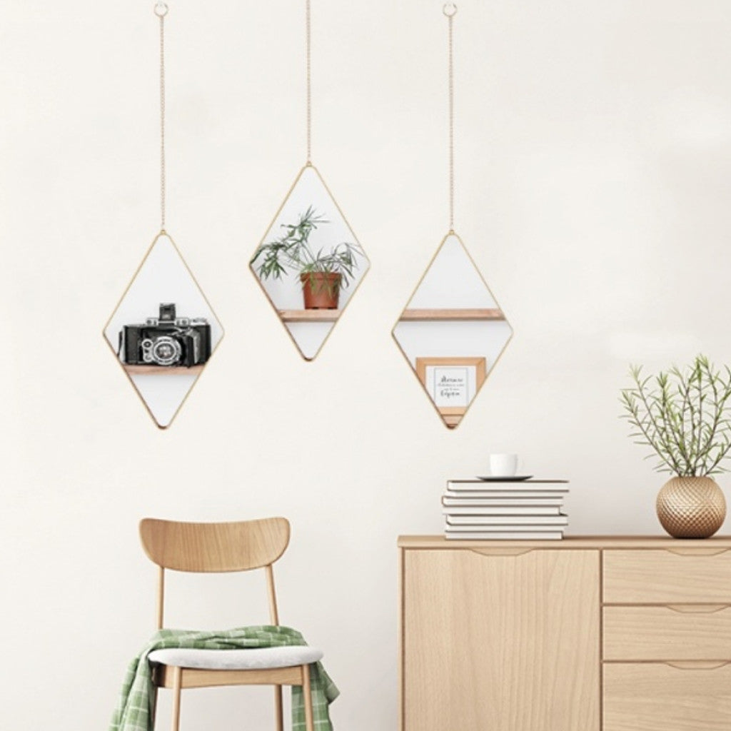 Mirrors - 3pc Diamond Mirror Set