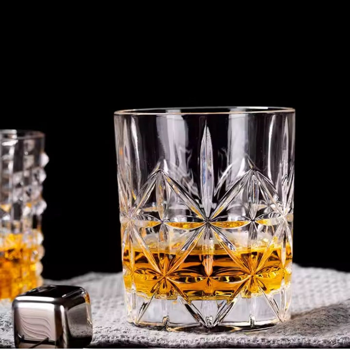 Crystal Whiskey Glass - Butterfly 6's