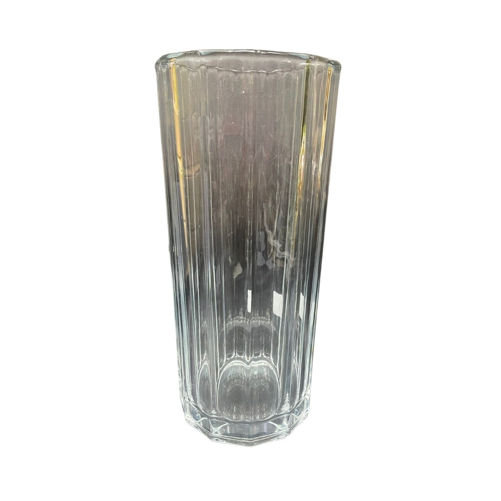 Fluted Glass Vase 29cm