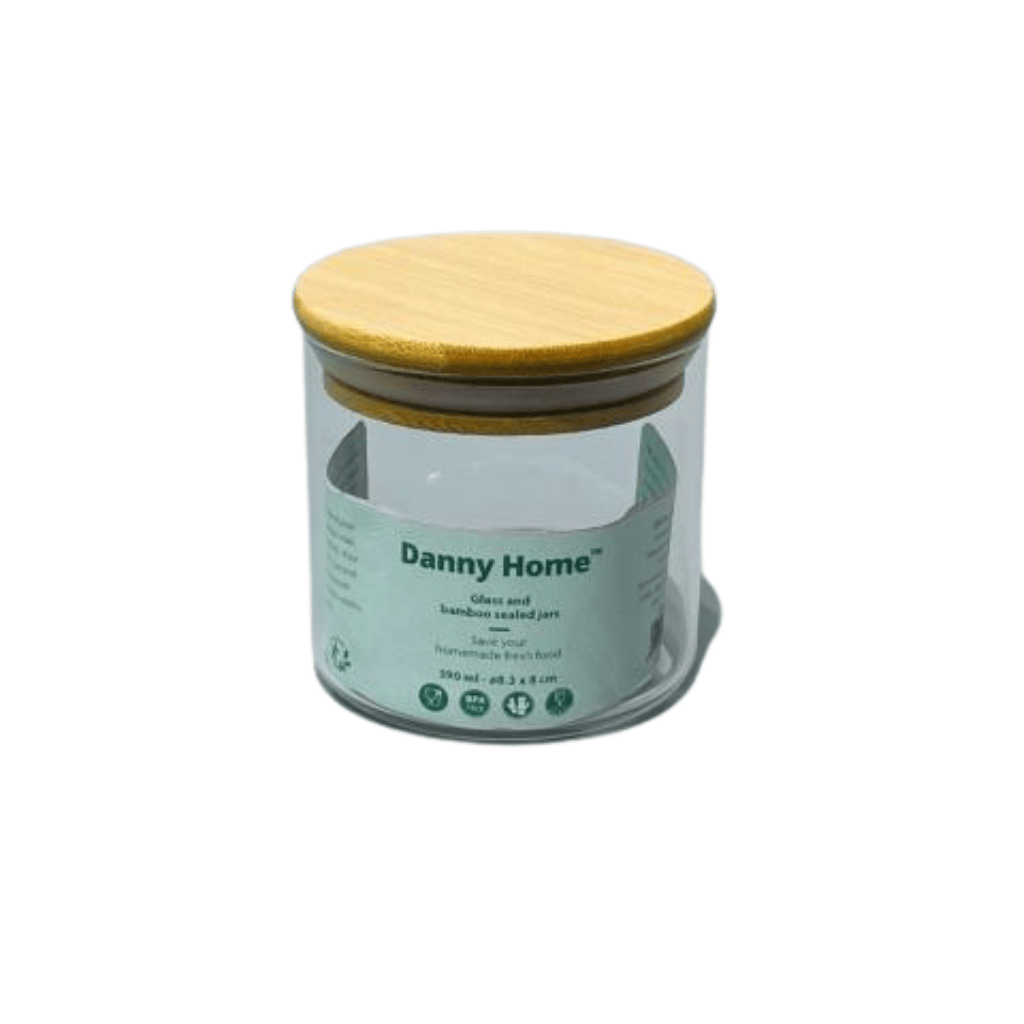 Glass Jars - Wooden Lid