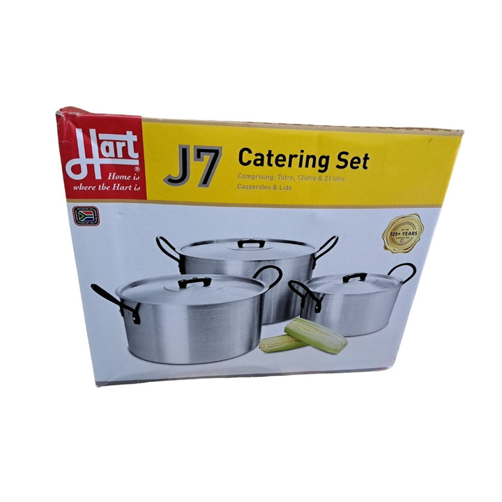Hart 6pc Aluminium Catering Pots Set J7