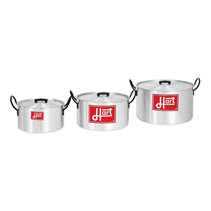 Hart 6pc Aluminium Catering Pots Set J7