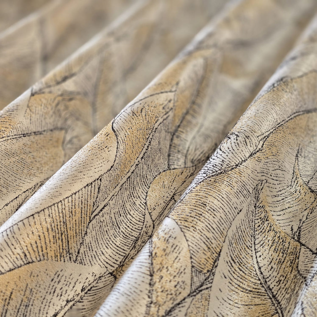 Curtain Fabric - Kortex Leaf Jacqured