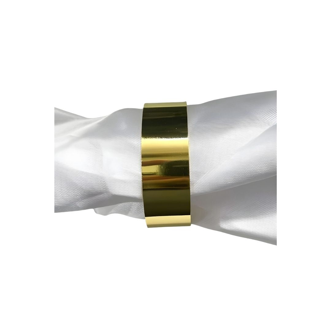 Classic Metal Napkin Rings - Gold & Silver