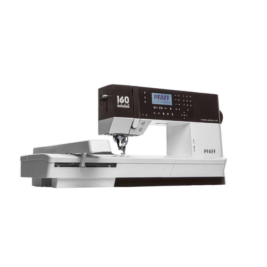 Creating a label is a cinch with the PFAFF creative ambition 640
