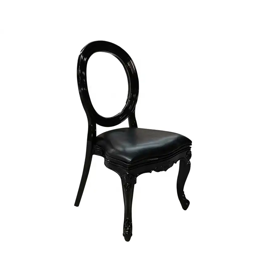 Louis Chair Clear Back Ahmeds Textiles