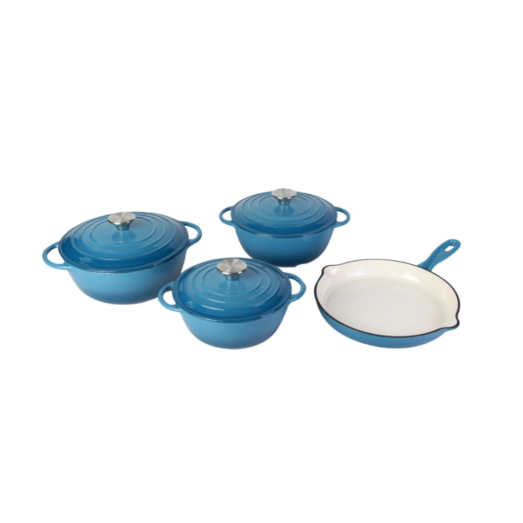 Cast Iron Pot Set - 7pc Royal