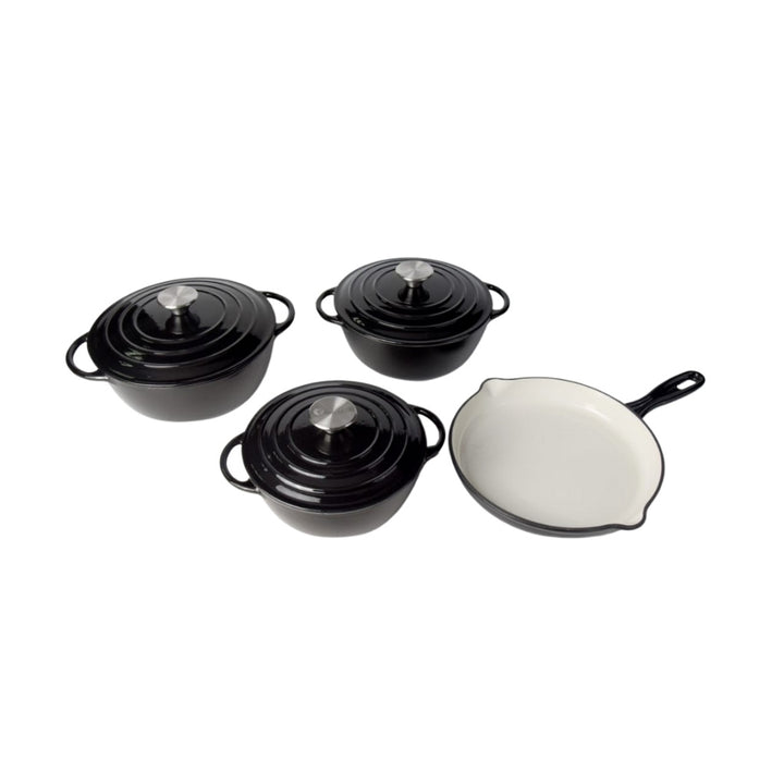 Cast Iron Pot Set - 7pc Royal