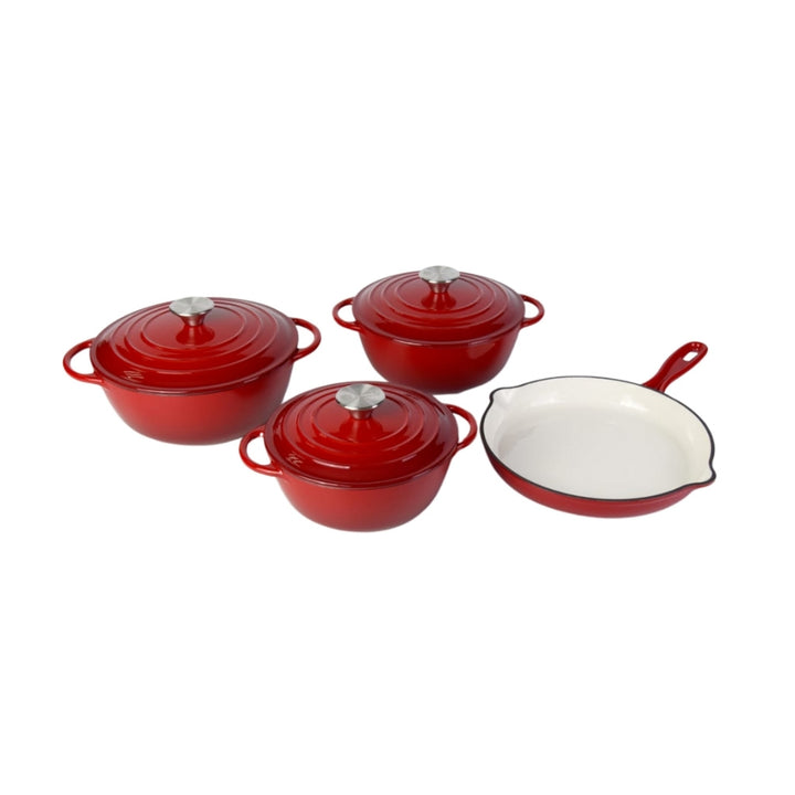 Cast Iron Pot Set - 7pc Royal