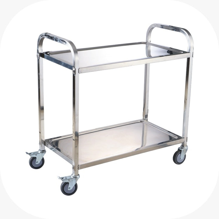 Tea Trolley - Stainless Steel