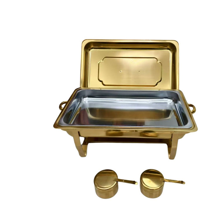 Chafing Dish - Gold Rectangle