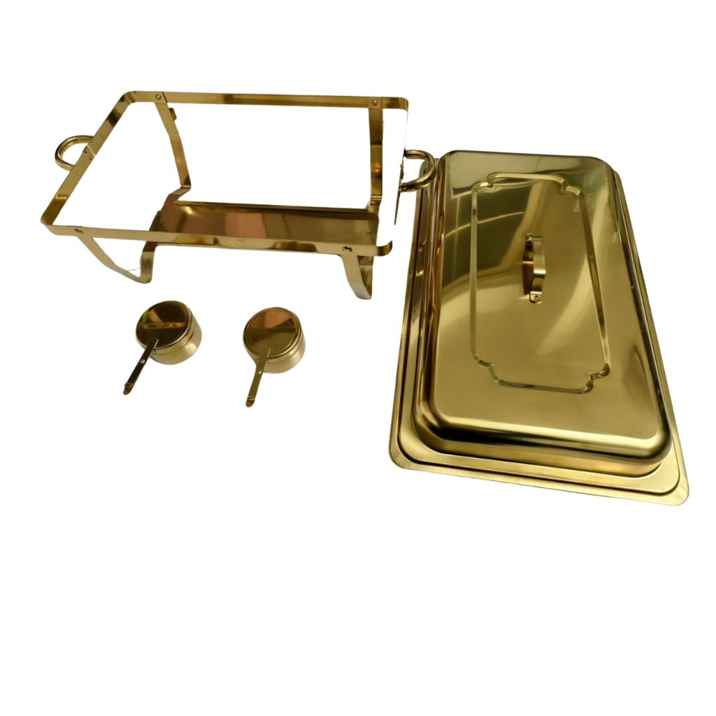 Chafing Dish - Gold Rectangle