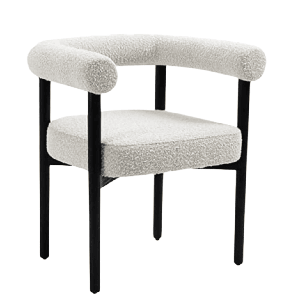 Horseshoe Boucle chair