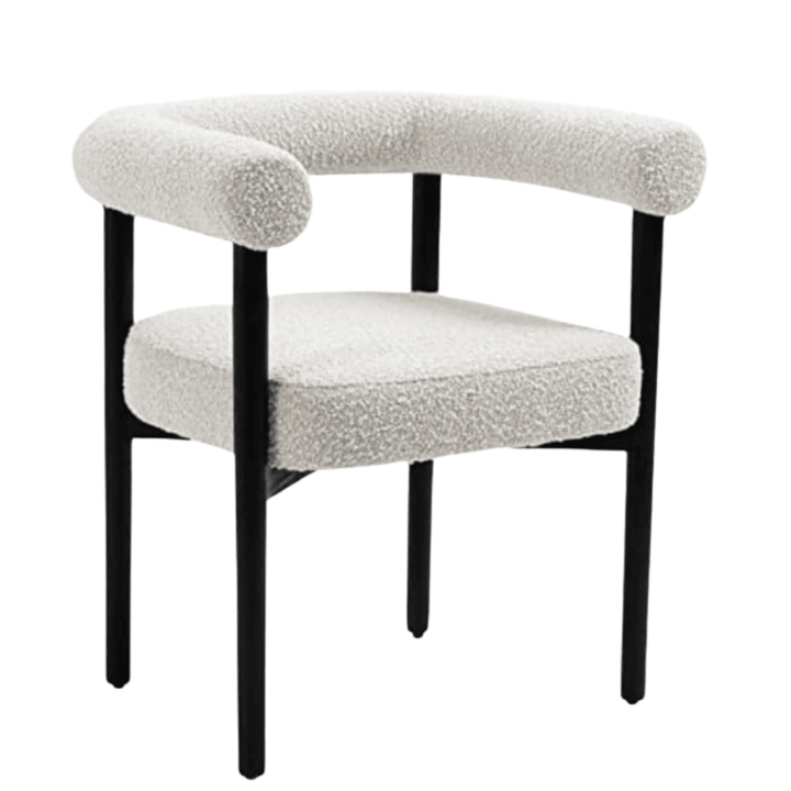Horseshoe Boucle chair