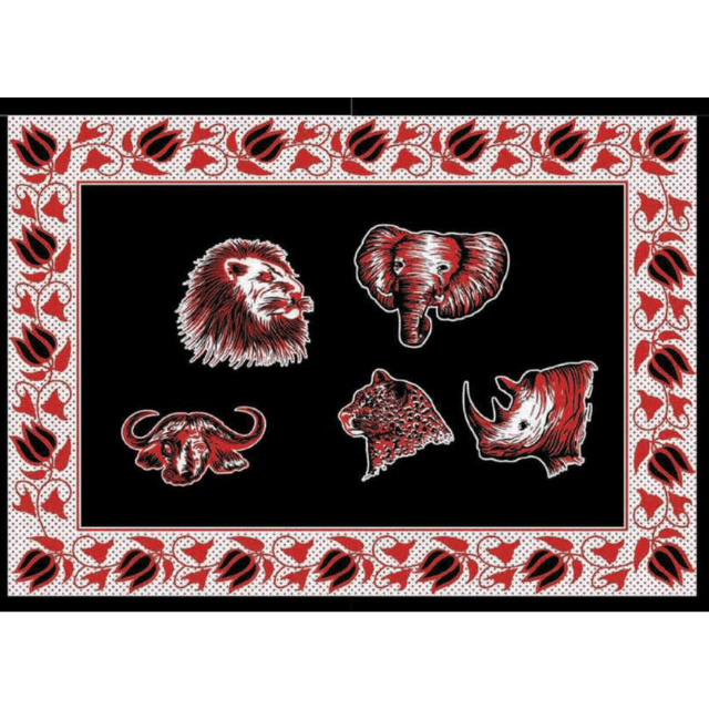 Fabric - Animal Khanga / BIG 5