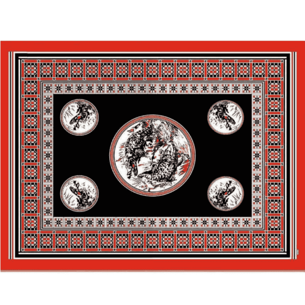 Fabric - Animal Khanga / Crocodile