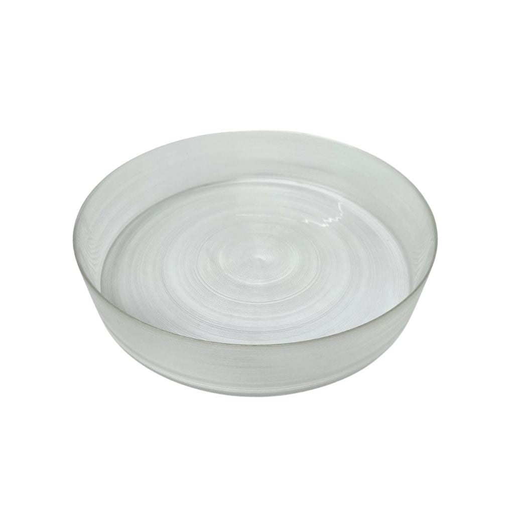 Halo Reeded Glass Bowl