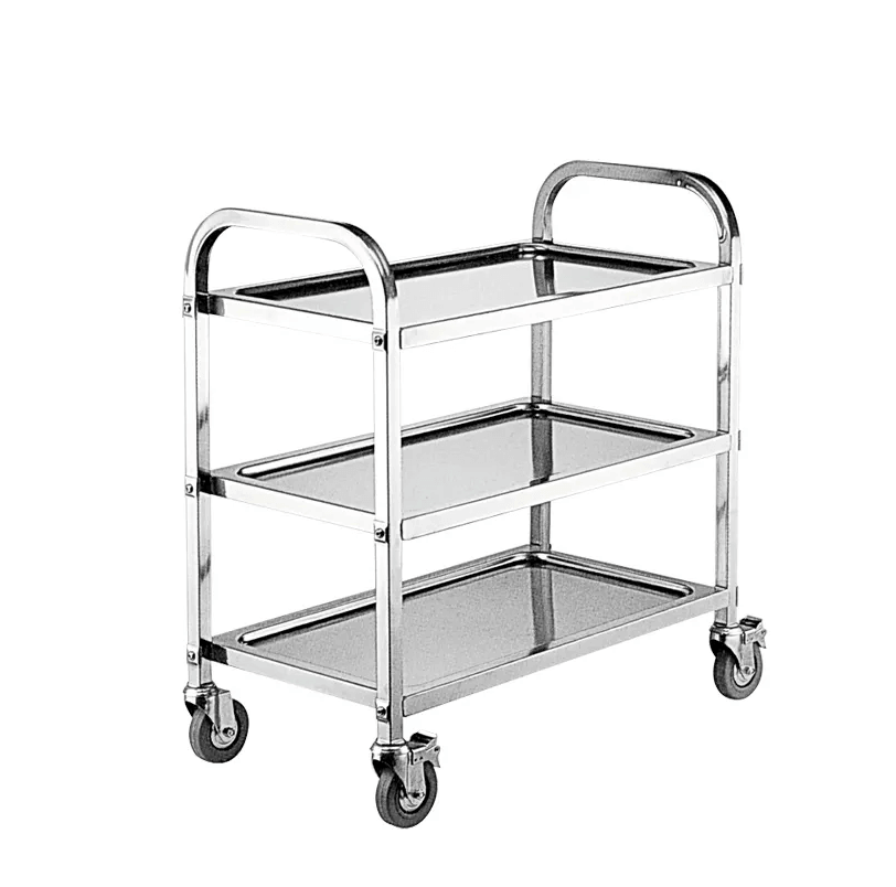 Tea Trolley - Stainless Steel