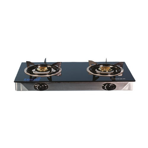 Gas Stove - 2 Burner Glass Top