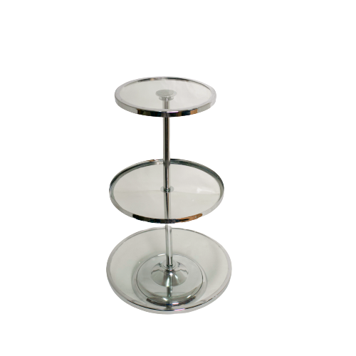 Display Stand - 3 Tier Glass cake stand