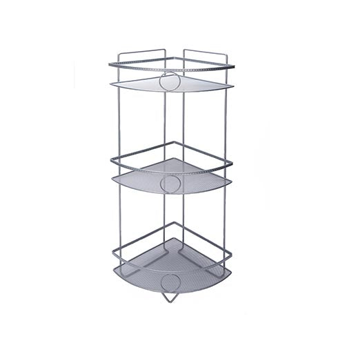 Shower Caddy - 3 Tier Shiny Grey
