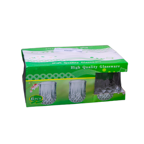 Crystal Whiskey Glass - Gold Rim - 6's