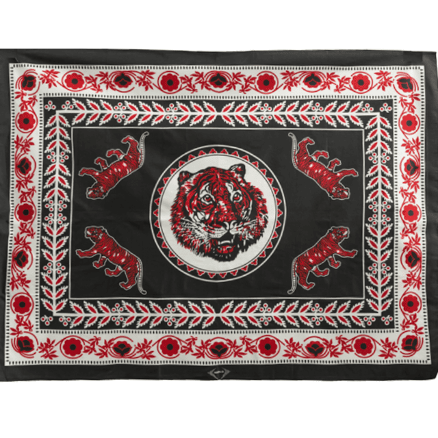 Fabric - Animal Khanga / Tiger