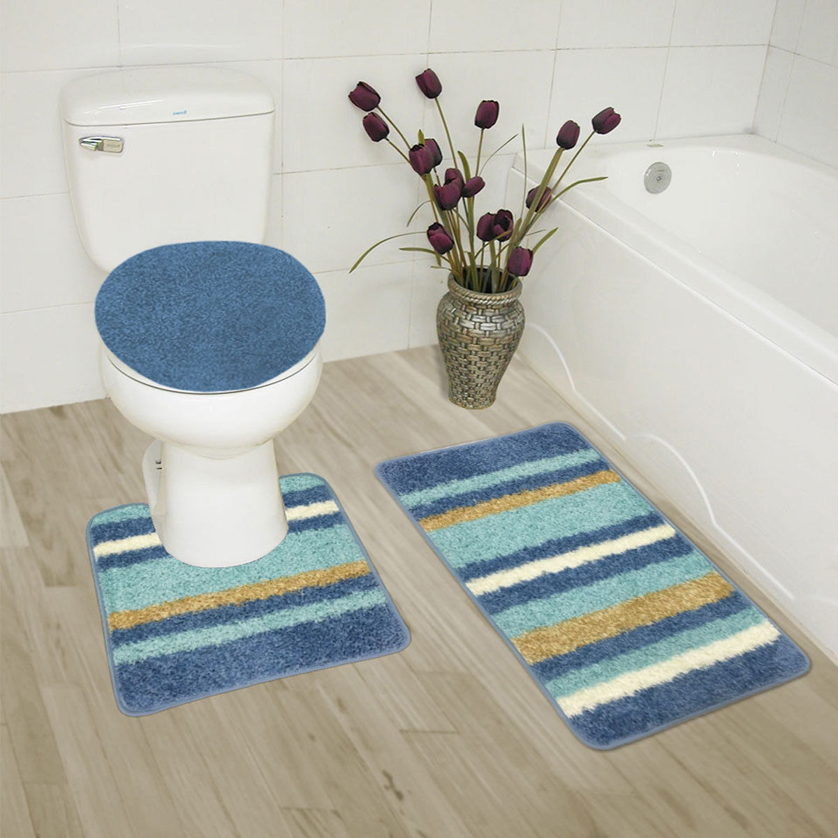 Bathroom mat - Small Set - 3 Pc Set – Ahmeds Textiles