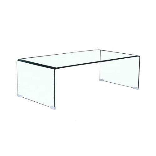 Coffee Table - Rylee Glass Curved