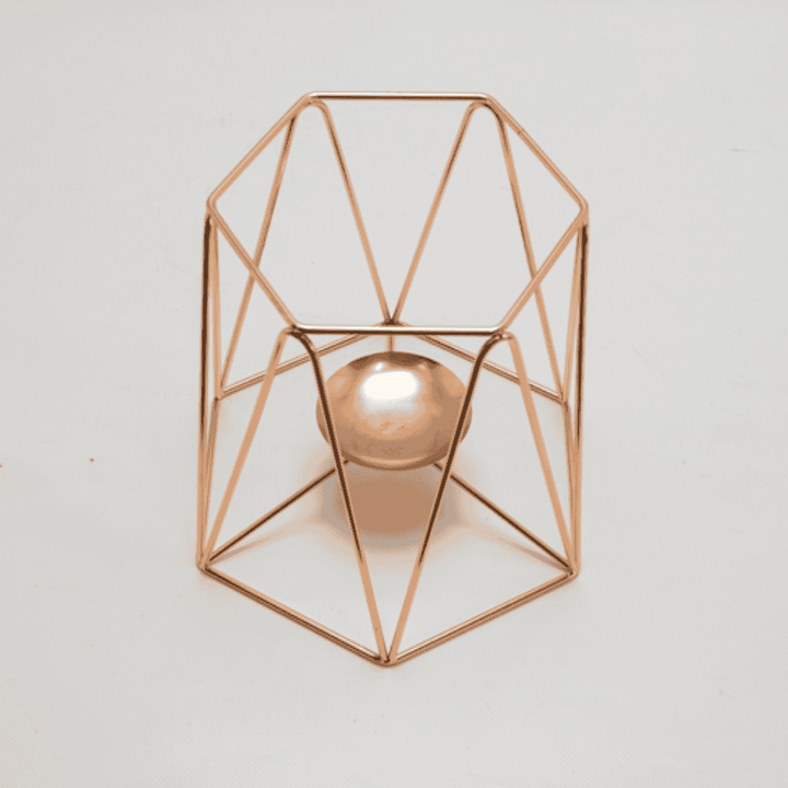 Centre piece- Wire Vases Hexagon Bucket