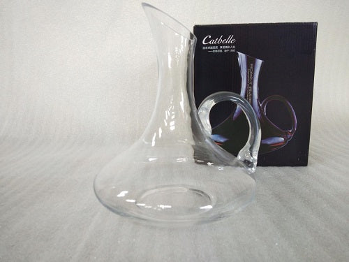 Glass Jug Bell - 1 Litre - With Handle