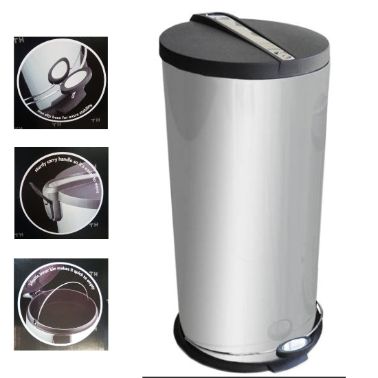 Pedal Bin - Black Top