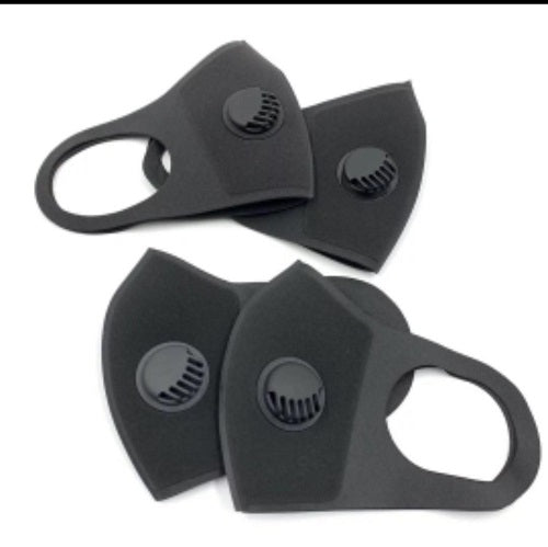 Face Mask - Re-usable Sponge Mask with Ventilator