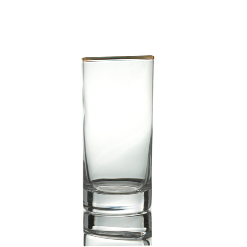 Hiball Glass - Gold Rim - 6's