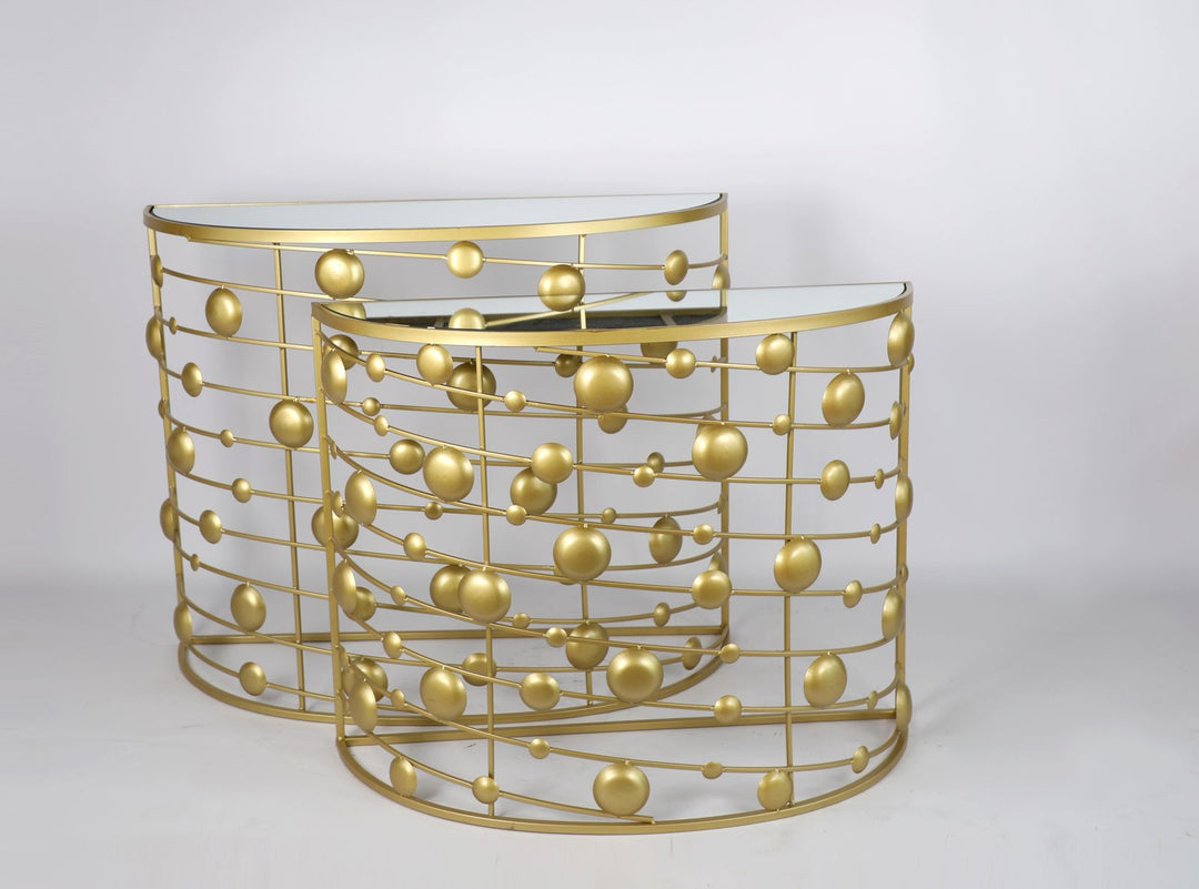 Console Tables - 2pc Milky Way Set