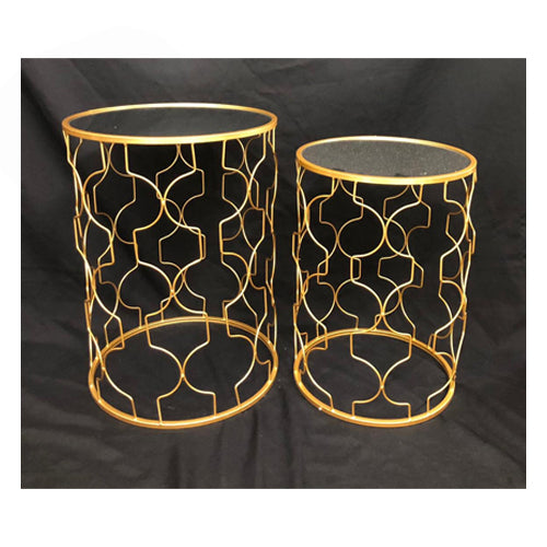 Server Tables - Side Table Set - Gold