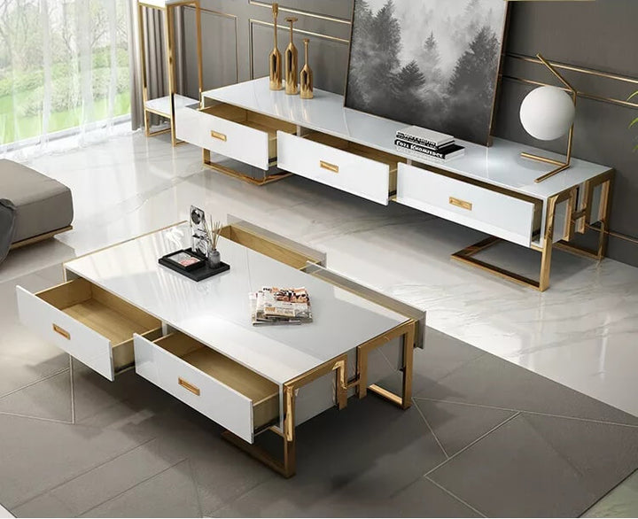 Coffee Table & TV Unit Set - Pasha