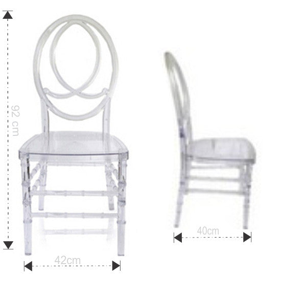Phoenix Chair - Clear Resin