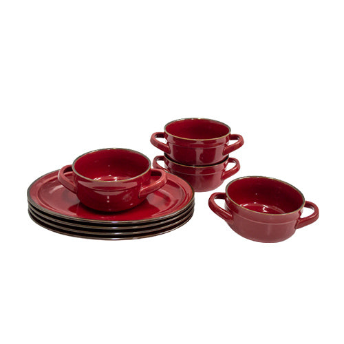 Dinner Sets - 8pc Bowl & Plate Set