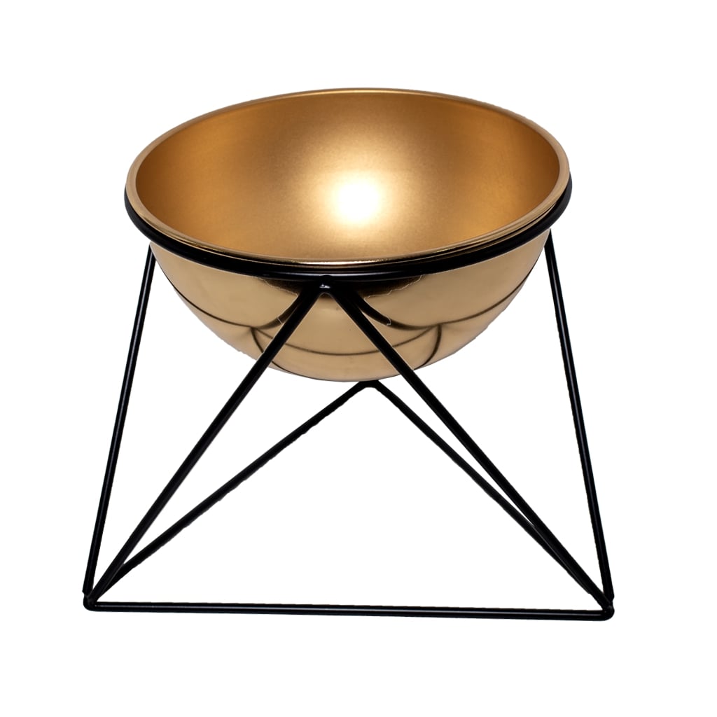 Centerpiece - Petra Black & Gold