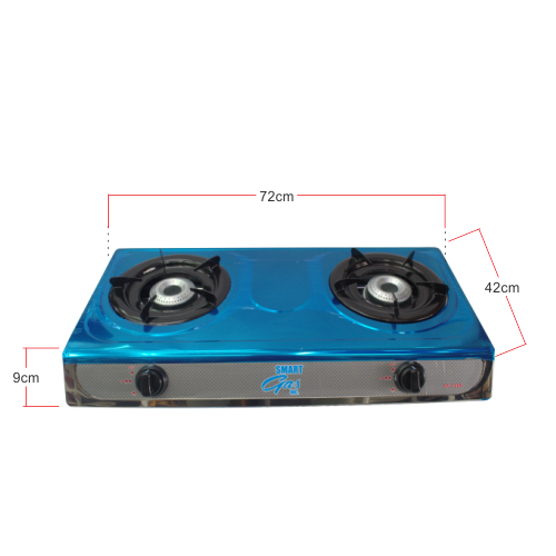 Gas Stove - 2 Burner Steel