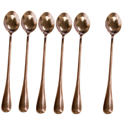 Cutlery - Soda Spoons Rose Gold - 6's