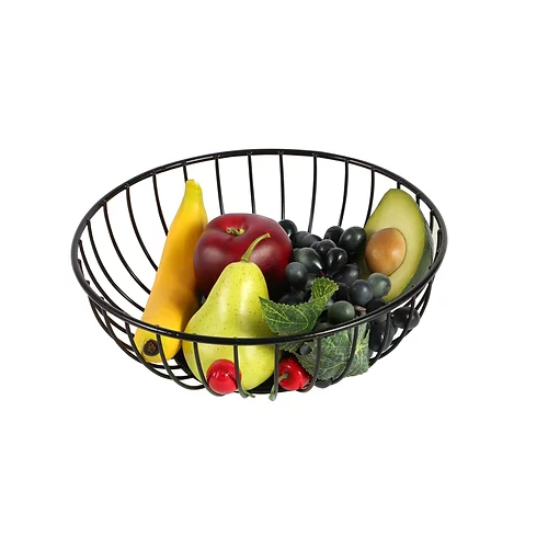 Fruit Baskets - Metal Black