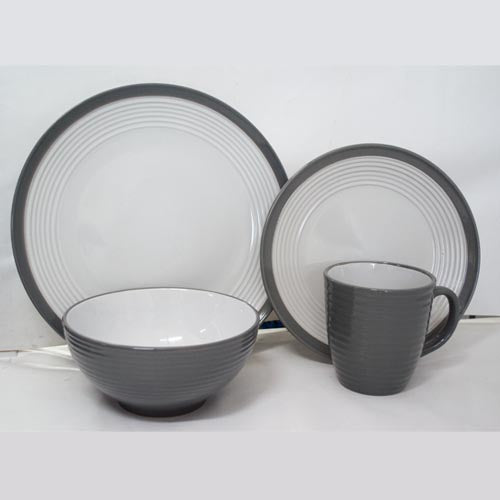 Dinner Sets - 16pc Stripe