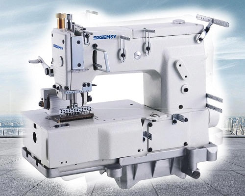Gemsy 1404P - Industrial 4 Needle + Elastic Device