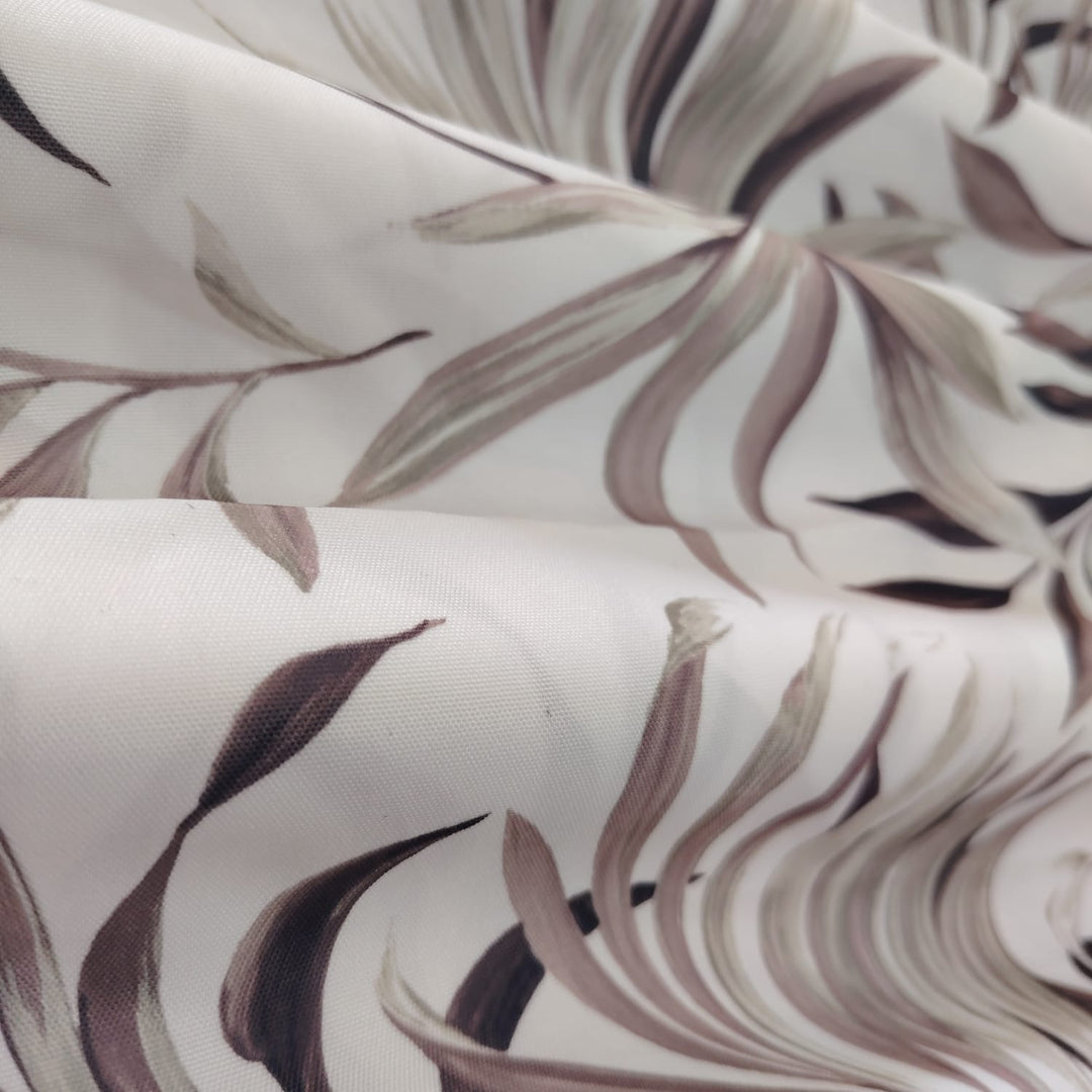 Curtain Fabric - Palm leaf